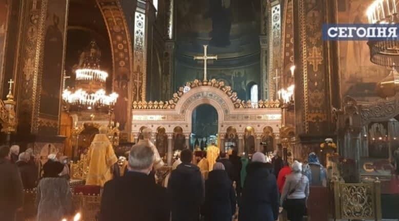 Служба у Володимирському кафедральному соборі 15 листопада