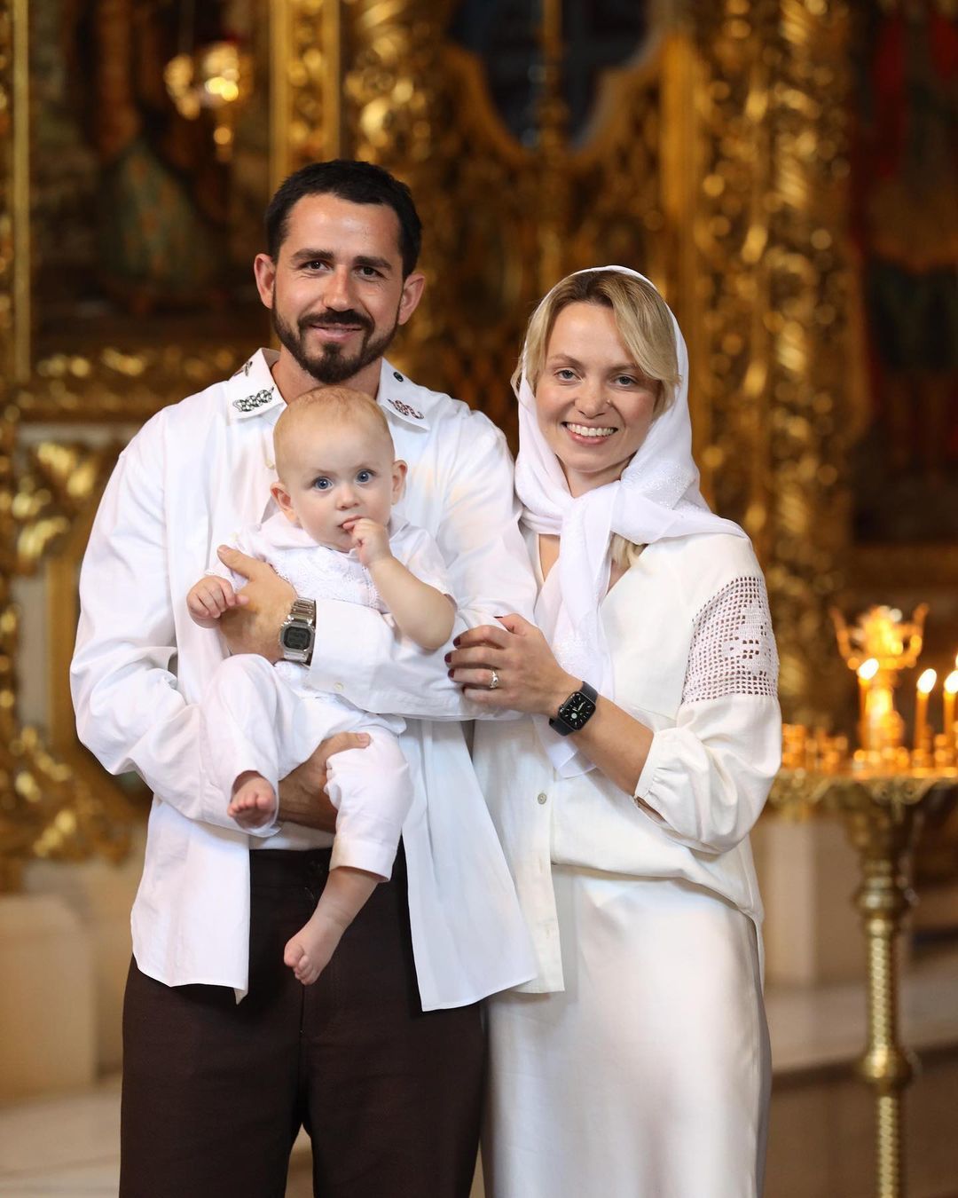 Хрещені батьки сина Вікторії Маремухи / © instagram.com/vicky_mare