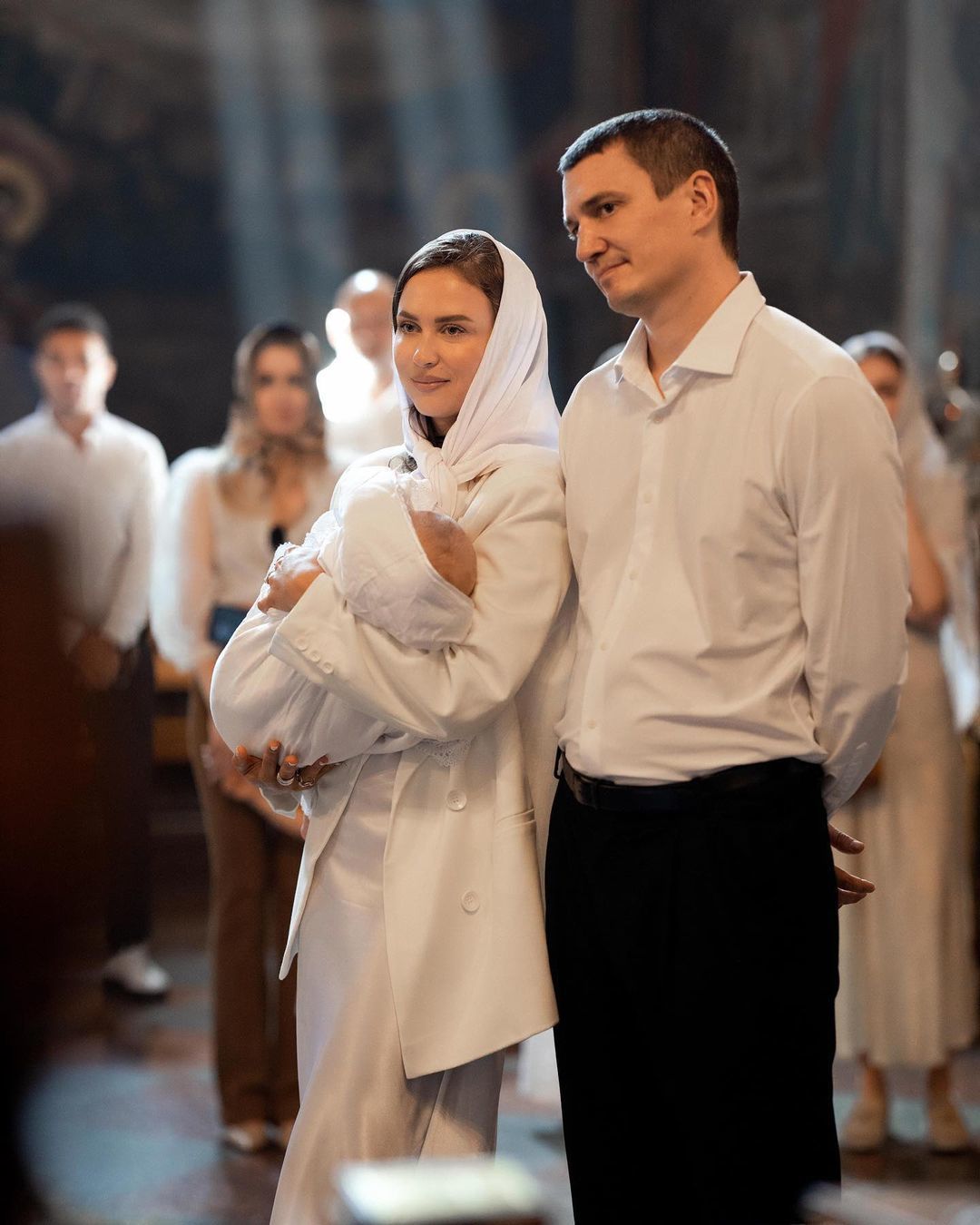 Вікторія Маремуха з чоловіком похрестили сина / © instagram.com/vicky_mare