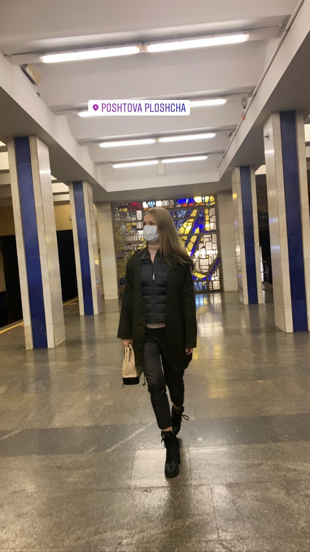 Не сподобалася реакція: Ольга Фреймут посварилася з чоловіком і спустилася в київське метро