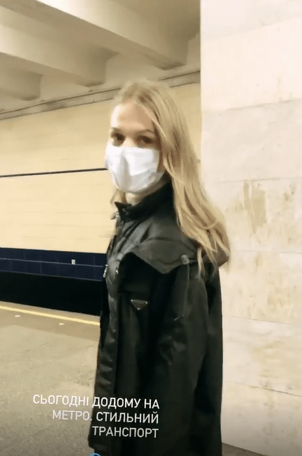 Не сподобалася реакція: Ольга Фреймут посварилася з чоловіком і спустилася в київське метро