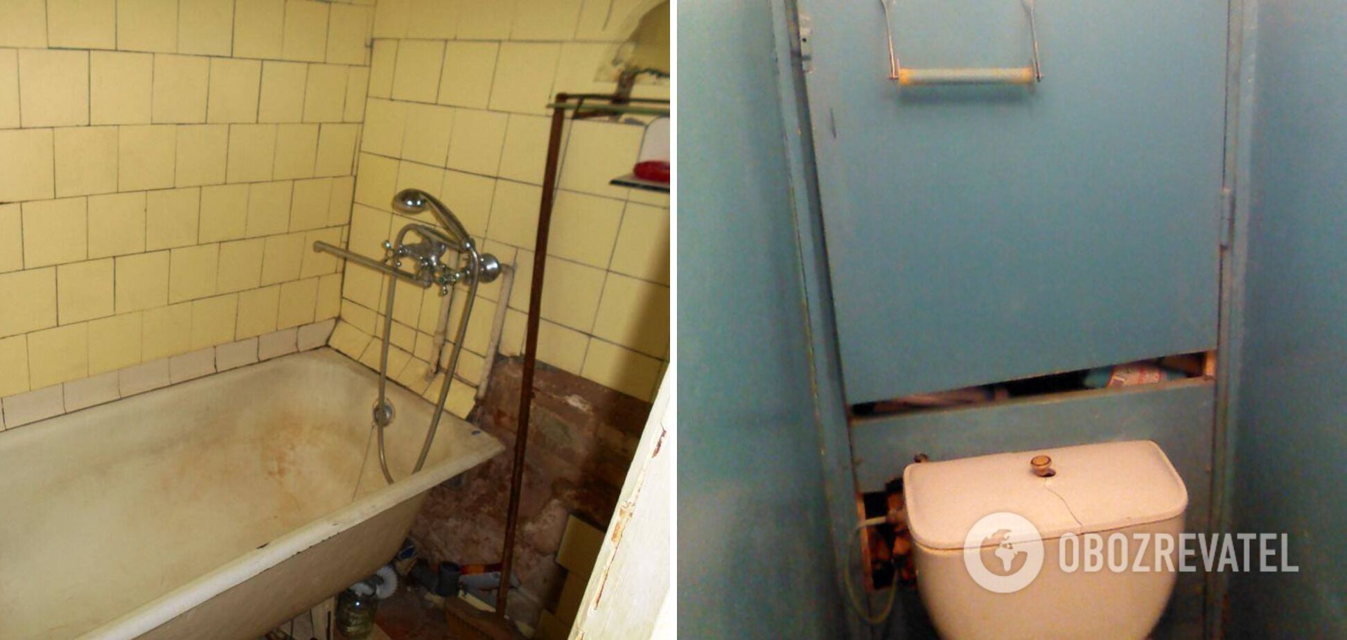 Ванна кімната в СРСР виглядає моторошно.