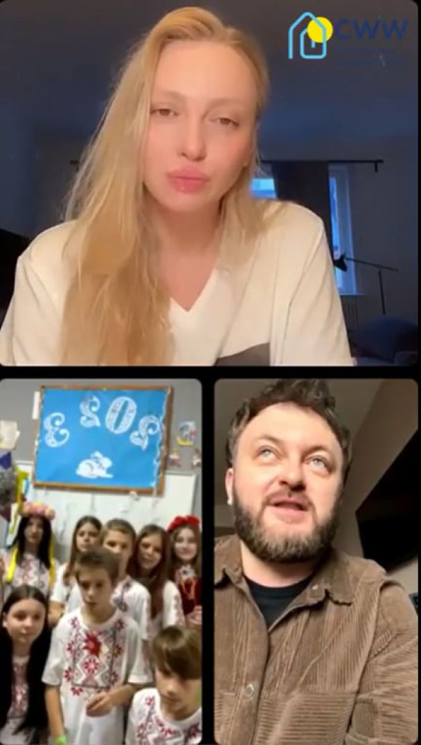 Оля Полякова щедрувала з дітьми-сиротами / © 