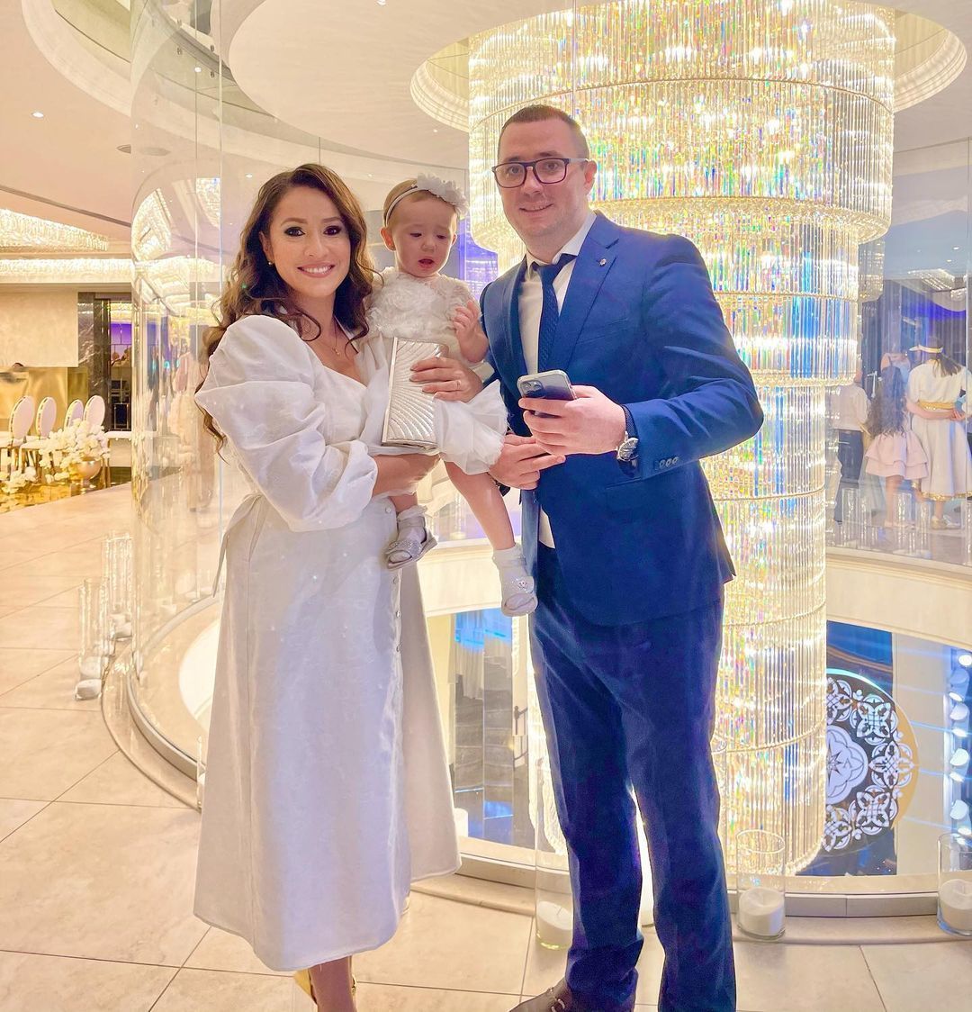 Наталка Карпа, Євген Тєрєхов та їхня донька / © instagram.com/natalkakarpa
