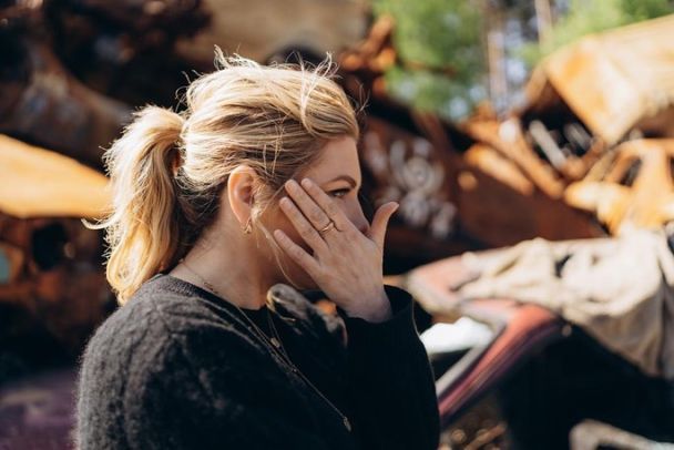 Кетрін Винник в Ірпені / © instagram.com/katherynwinnick