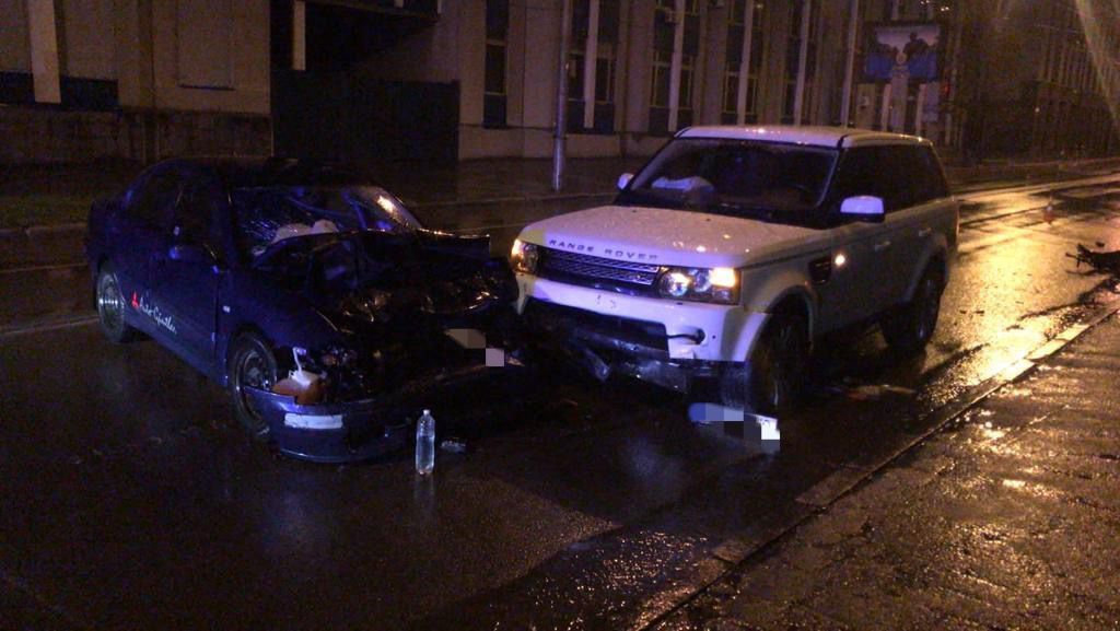 Остап Ступка врізався в іншу автівку / © t.me/kyiv_pro_office