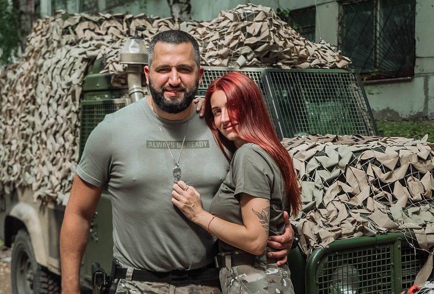 Євгенія Емеральд з чоловіком / © instagram.com/emerald.evgeniya