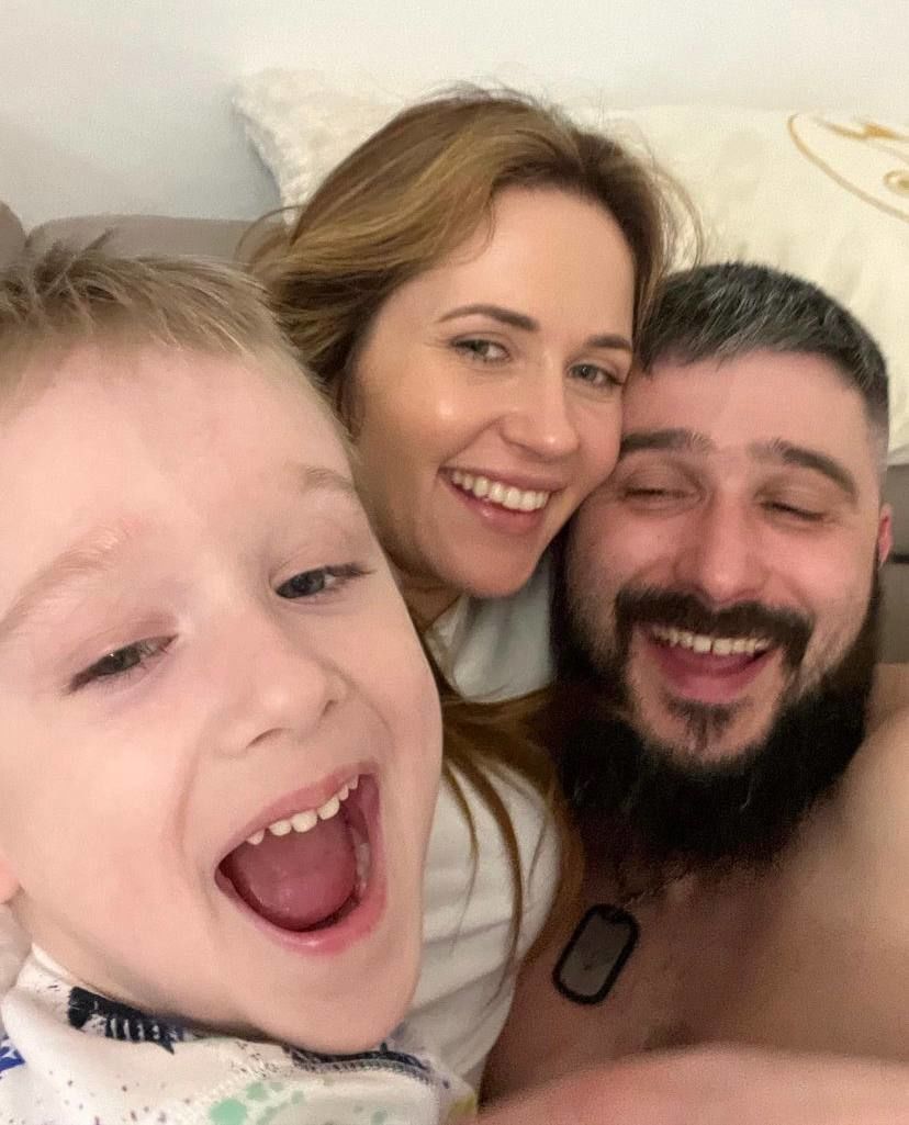 Наталка Денисенко з чоловіком та сином / © instagram.com/natalka_denisenko